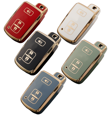 Toyota Key Cover (3 button - Alarm) | Camry, Corolla, RAV4, Hilux, Landcruiser | Toyota Accessories