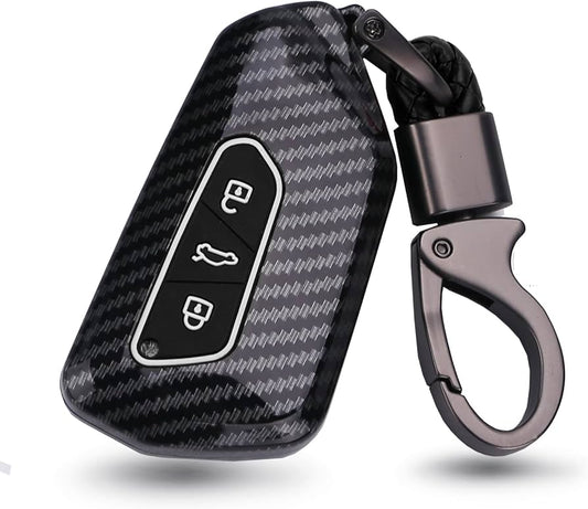 Volkswagen/Skoda/Cupra car key cover - carbon fibre design | Key fob cover for VW Golf, Passat, Polo, Tiguan, Touareg.