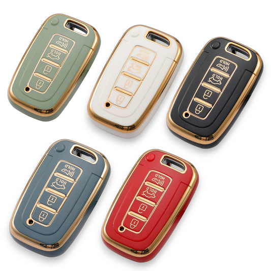 Hyundai key cover - 4 button | ix35, ix45, tucson, Veloster, i30, accent,  | Hyundai Accessories - Keysleeves