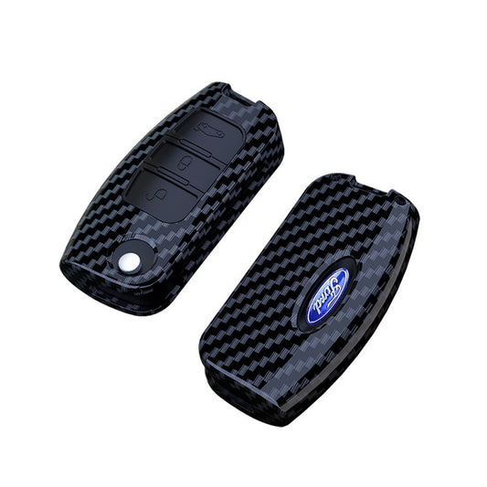 Ford car key cover - Flip key carbon fibre | Falcon, Focus, Territory, Mondeo