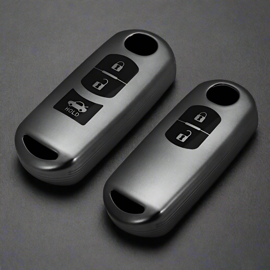 Mazda Key cover - Metallic | Mazda 2, 3, 6, CX-3, CX-5, CX-9 car key cover | Mazda Accessories - Keysleeves