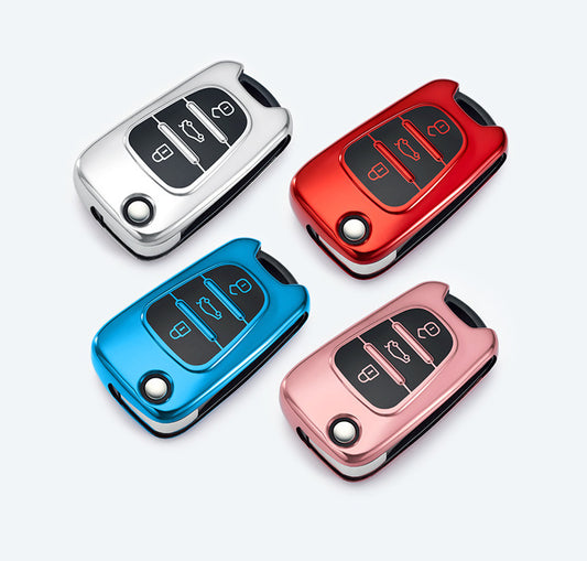 Hyundai & Kia key cover | 2008-15 | i20, i30, Elantra, Accent, ix20, ix35, Kia Rio, Sportage, Picanto, Cerato