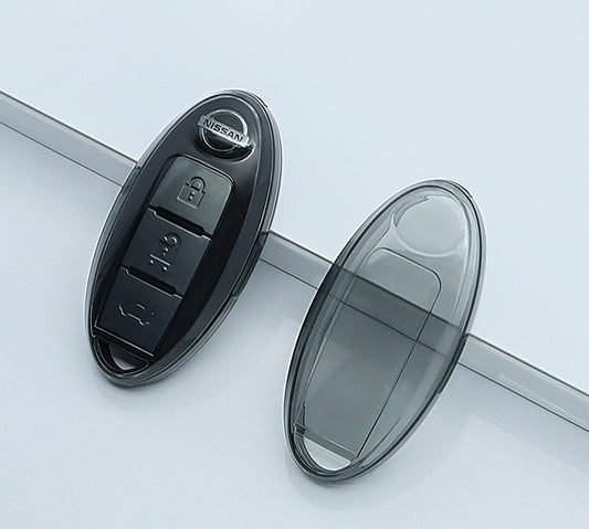Nissan Car Key Cover - Transparent | Navara, 350z, Qashqai, X-Trail key fob cover | Nissan Accessories