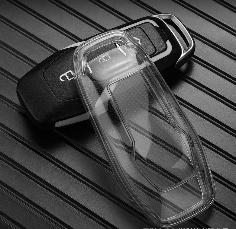 Ford Key Cover - Transparent | Mustang, Mondeo (2015-17) | Keysleeves key fob covers | Mustang accessories