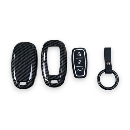 Hyundai key cover Carbon Fibre Design - i30, tucson, kona, Santa Fe