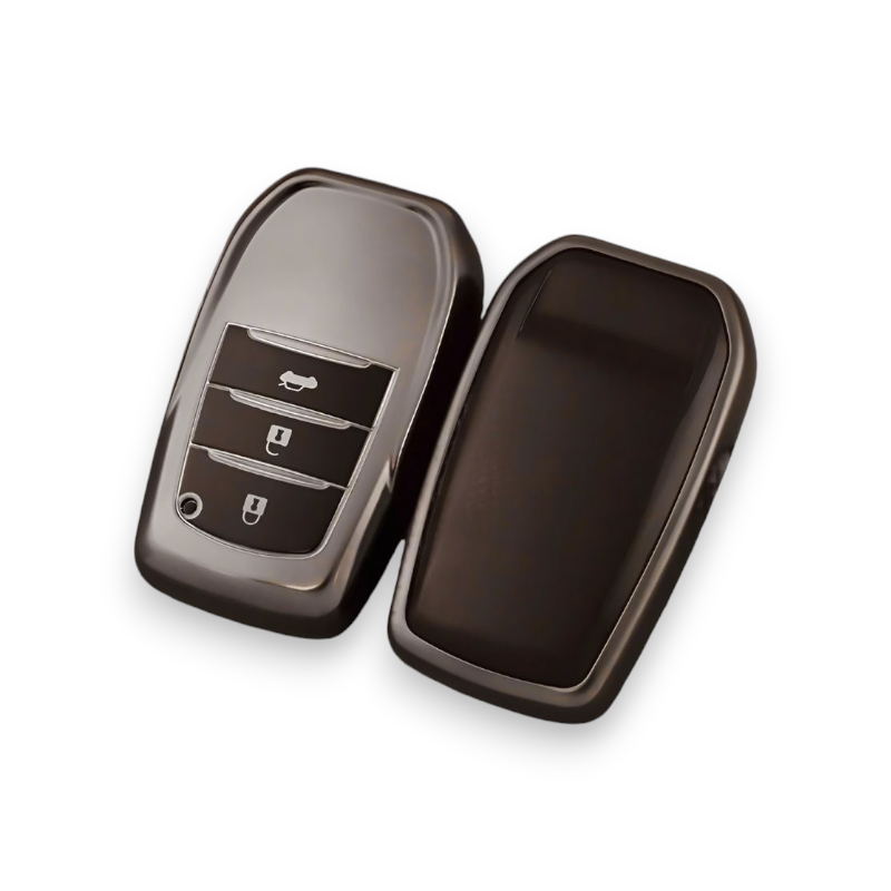 Toyota Key Cover 2 or 3 button - Metallic Finish | Camry, Corolla, RAV4, Hilux, Landcruiser Etc| Toyota Accessories