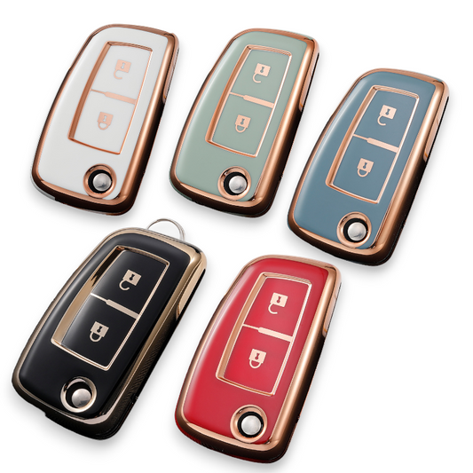 Nissan Car Key Cover - 2 button Flip key | Navara, Juke, X-Trail key fob cover | Nissan Accessories