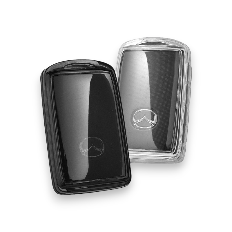 Mazda Key cover - Transparent 2 or 3 button | Mazda 2, 3, 6, CX-3, CX-5, CX-9 car key cover | Mazda Accessories - Keysleeves