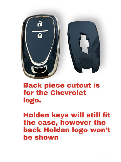 Holden and Chevrolet Key Cover ( 3 button) | Astra, Cruze, Trax, Commodore, Calais, Equinox | key fob cover accessory